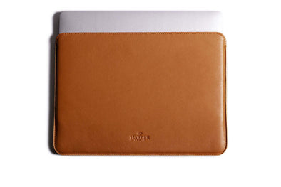 Slim Leather MacBook Sleeve Case | Harber London