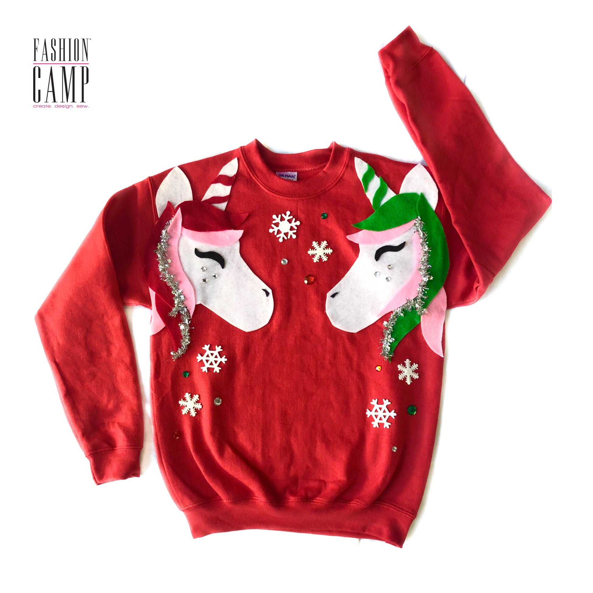 DIY Kit Ugly Christmas | Unicorn "Ugly" Holiday Sweater – Fashion Camp
