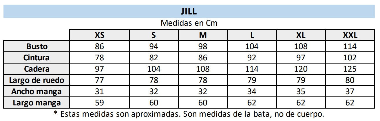 Jill size chart – santebrandrd