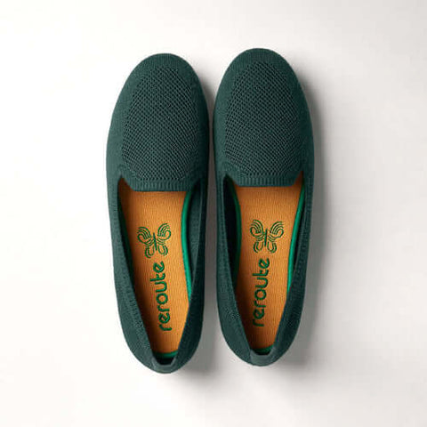 Avocado Green Women's Loafers