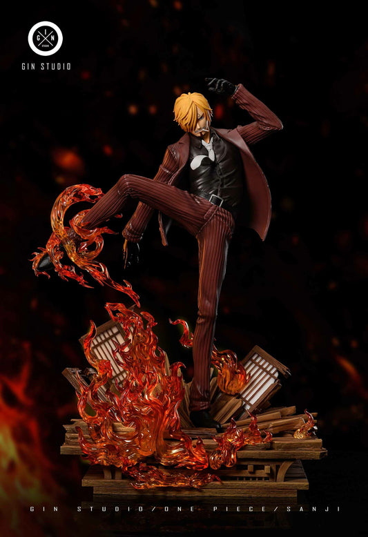 One Piece Sanji & Charlotte Pudding Resin Statue - LAMZC Studio