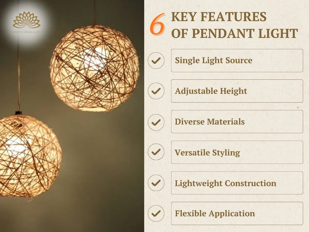 6 key features of pendant lights