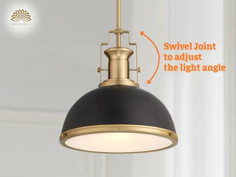 Adjustable task lighting with swivel joint