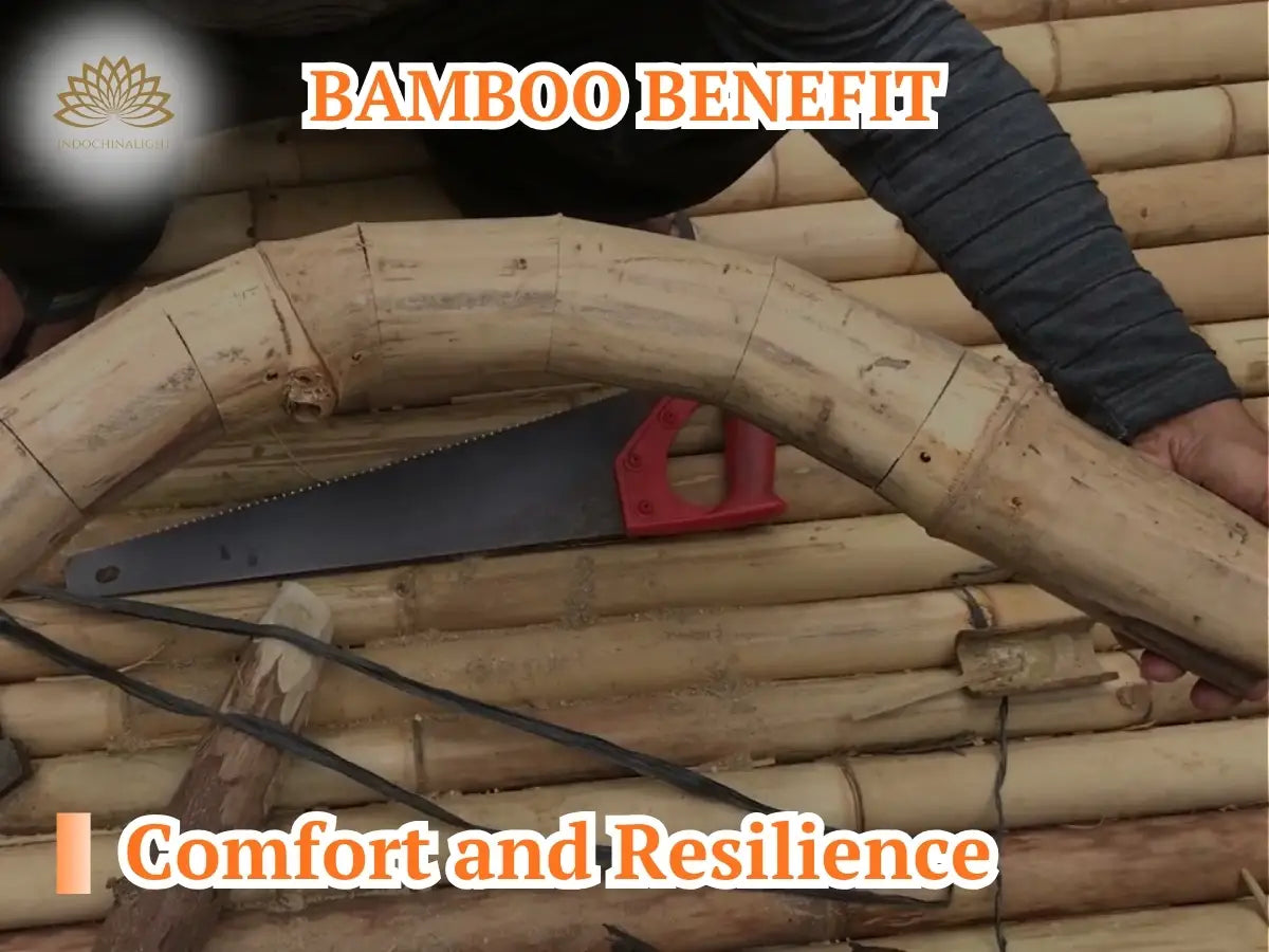 Bamboo material is highly flexible