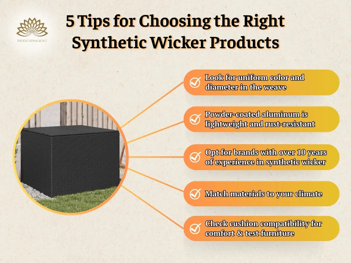 5 Tips for Choosing the Right Synthetic Wicker Products