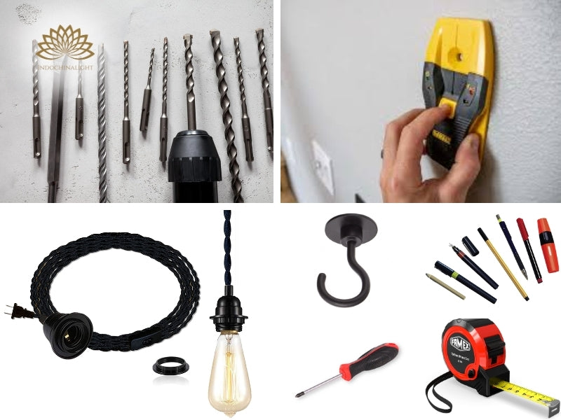 tools need to hang swag lights