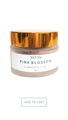 Pink blossom Face mask