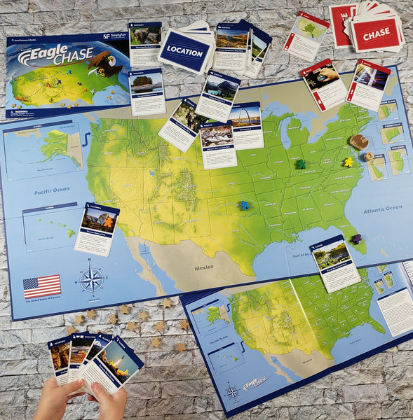 Eagle Chase- U.S. History & Geography Board Game