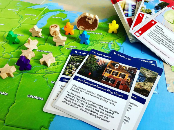 Educational games helps prepare kids for back to school . History and geography game Eagle Chase by SimplyFun.