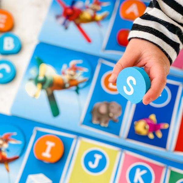 Preschool alphabet game Rooby's ABCs by SimplyFun