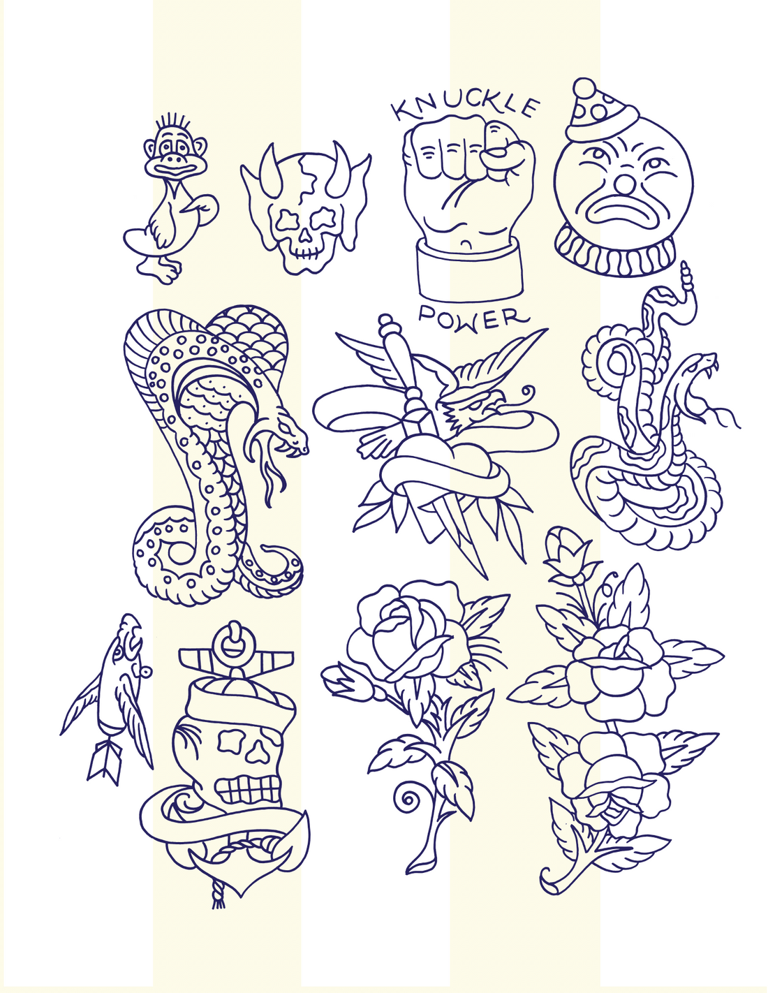 Tattoo Flash Book  Koi Fish  Scorpio Designs  Line Art Tattoo