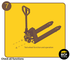 7 - BCF Handling Replace Steer Wheel Guide - Check the Functions 