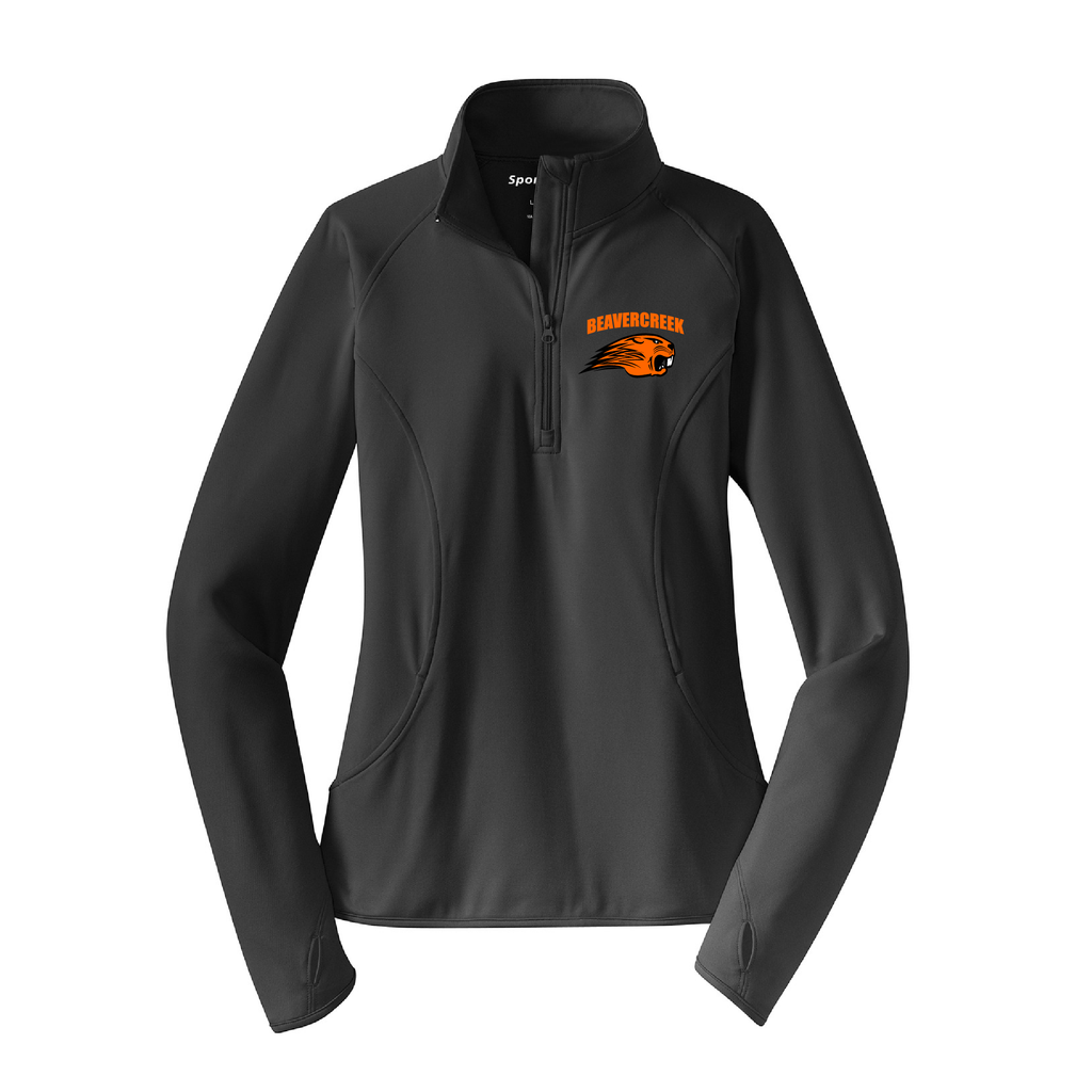 Beavercreek Beavers Ladies Stretch 1/2-Zip Pullover – Tuffy Brooks ...