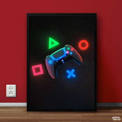 Ps4 Neon Colors vol 2 | Games Poster Wall Art
