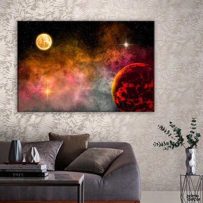 Planets Galaxy Science Fiction (Single Panel) Nature Wall Art