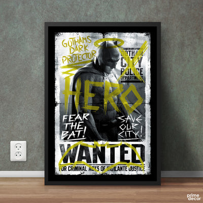 Batman Wanted | Movie Poster Wall Art