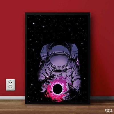 Fingerprint Astro| Space Poster Wall Art