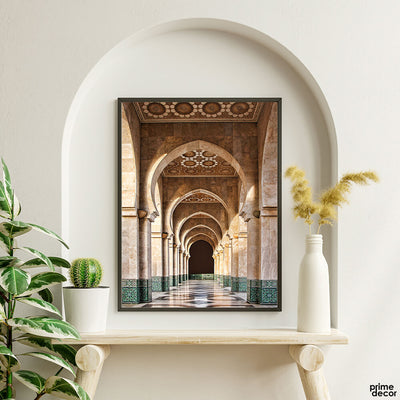 Mosque Entrance Architecture Design | Islamic Poster Wall Art