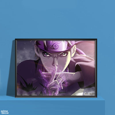 Naruto Uzumaki Purple Toned | Anime Poster Wall Art