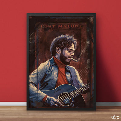 Post Malone Fan Art | Music Poster Wall Art