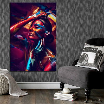 Women Color Splash (Single Panel) Fashion Wall Art