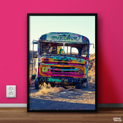 Colorful Graffiti Car| Painting Poster Wall Art