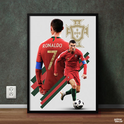 Cristiano Ronaldo Football Player| Sports Wall Art