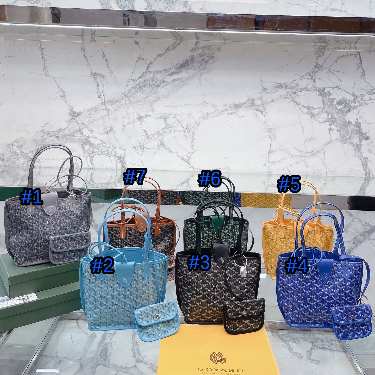 Goyard Fashion Women's Shoulder Bag Tote Bag Zero Wallet Two