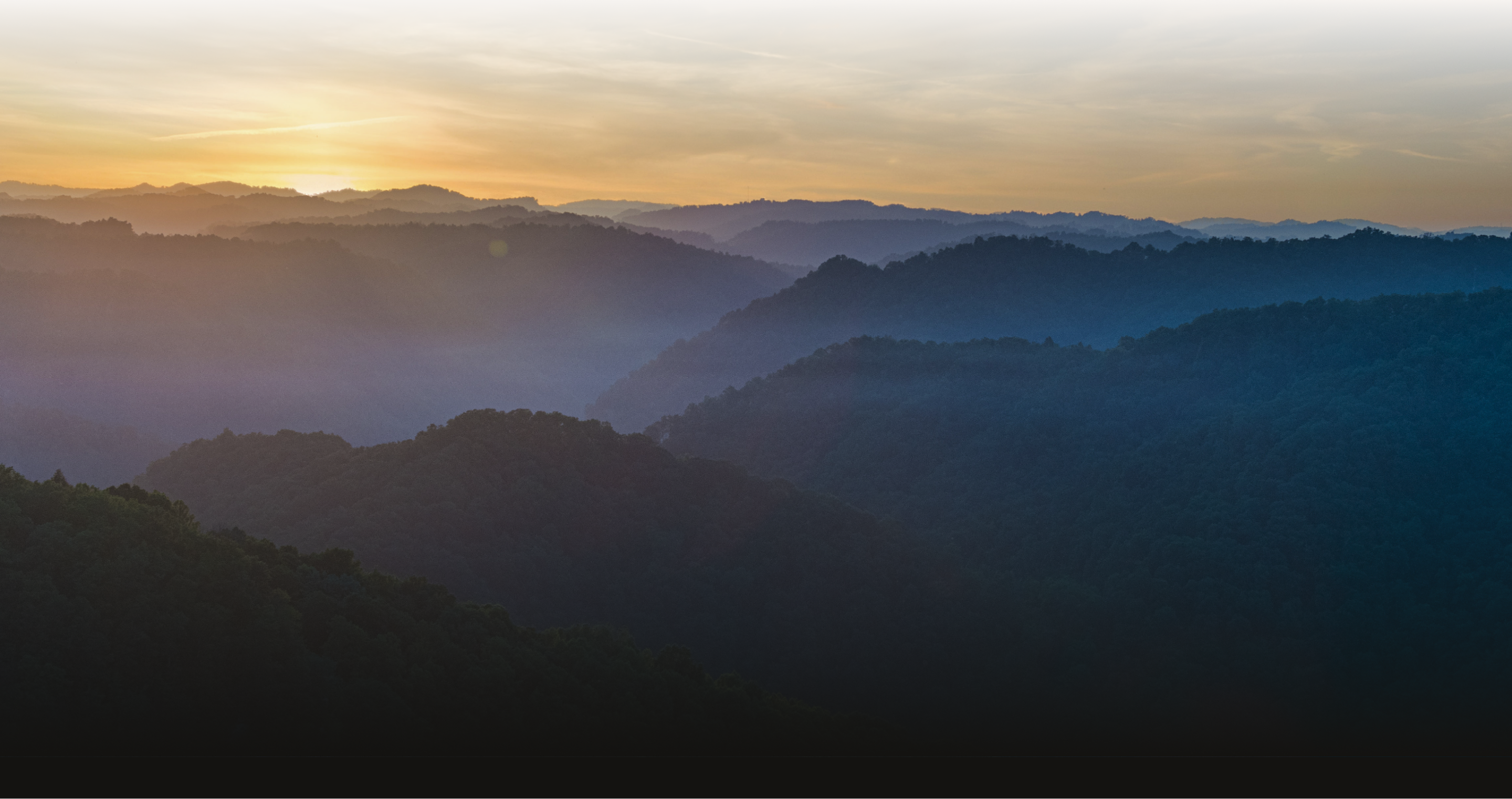 Mountians during the Sunset