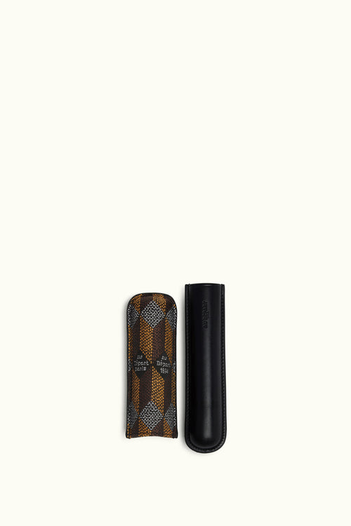 Goyard Monogram Print Cigar Case in Gray