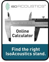 IsoAcoustics ISO-L8R200Sub Acoustic Subwoofer Isolation Stand (Each)