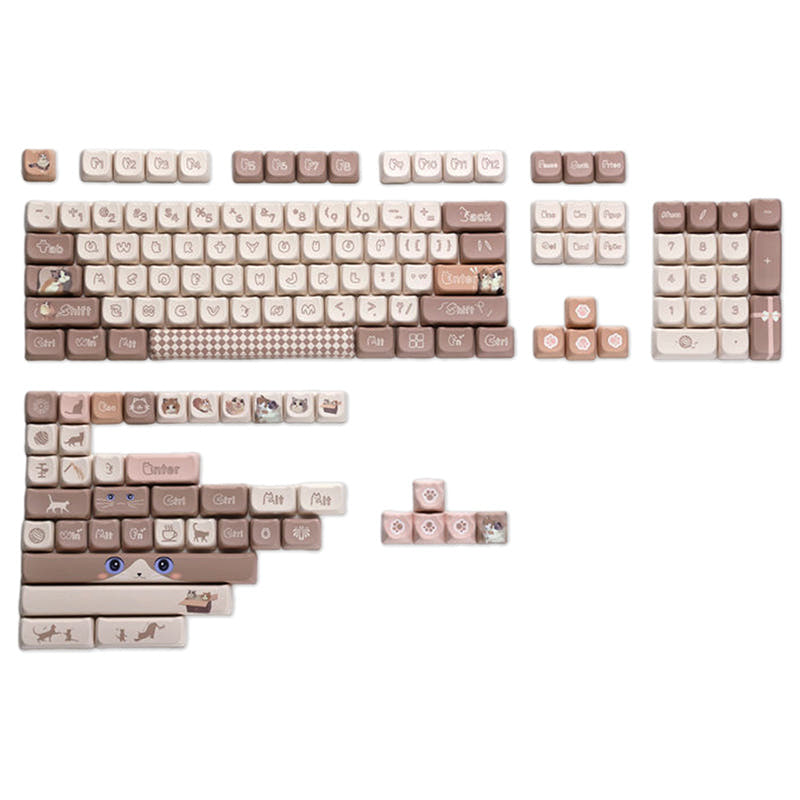 ACGAM Cute-Cat MAO Profile Keycap Set 141 Keys