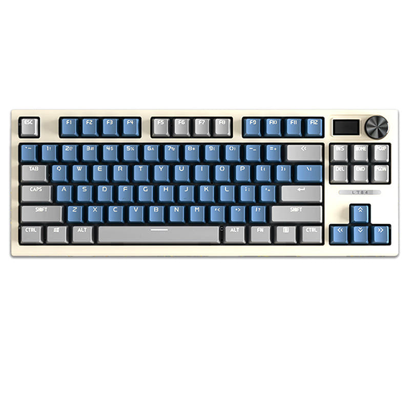 ACGAM LT84 Wireless Mechanical Keyboard With Screen Blue White / Sea-Sky V3 Linear
