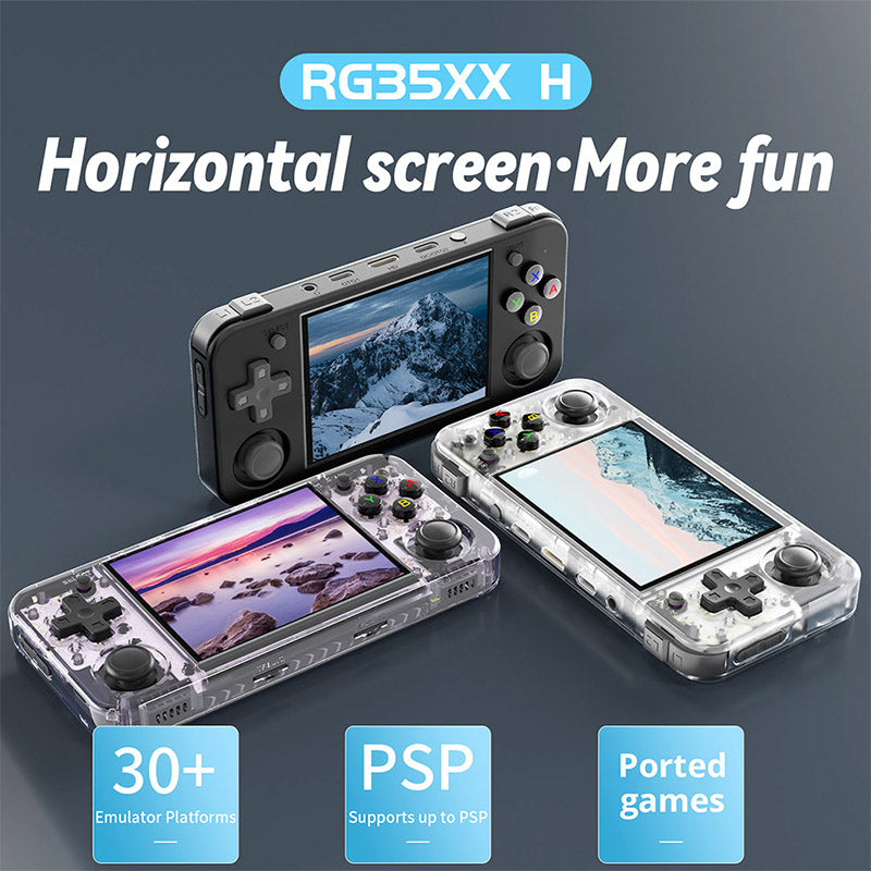 ANBERNIC RG35XX/RG35XX PLUS Handheld Game Player 3.5″ IPS 640*480 Screen  Portable Video Game Player Christmas Gifts 5000+ Games