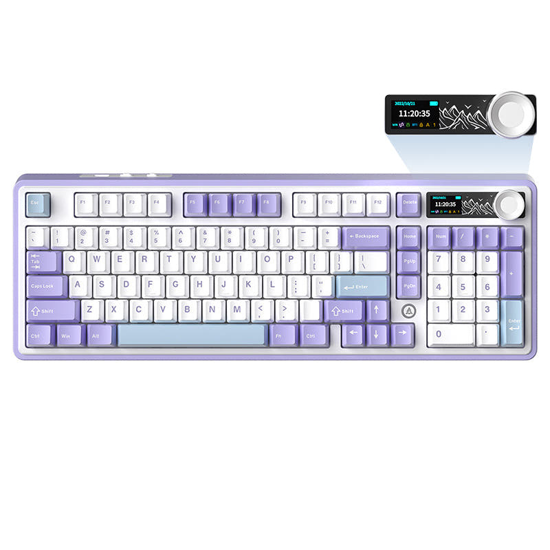 Ajazz AK980 TFT Display Wireless Mechanical Keyboard