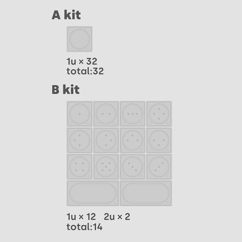 DEADLINE DOYS Keycaps Set A & B Kits