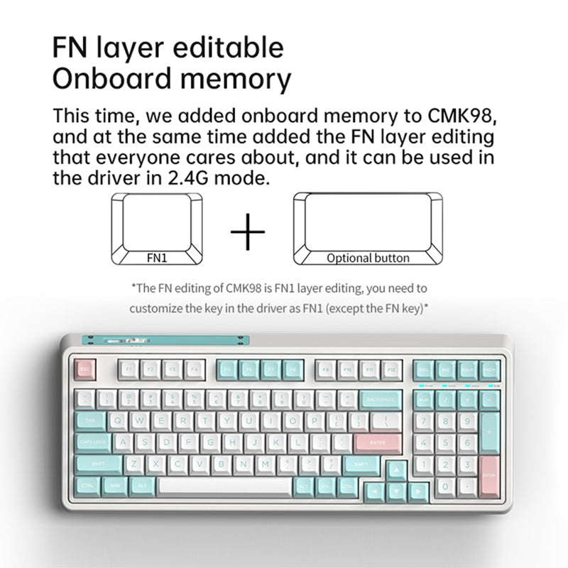 FL·ESPORTS CMK98 Mechanical Keyboard Details