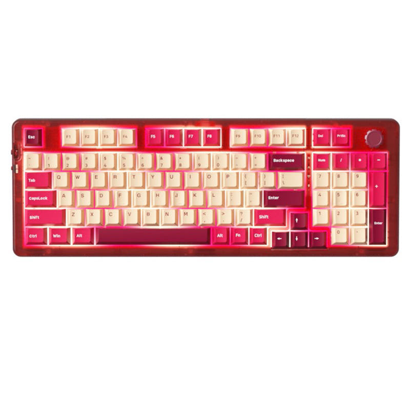 JAMESDONKEY RS6 Hot-Swappable Wireless Mechanical Keyboard Red / Gateron G Pro Brown Tactile