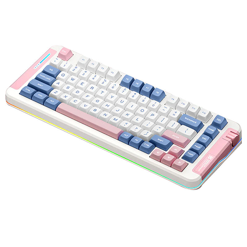 MCHOSE X75 Wireless Gasket Mechanical Keyboard Pink / Ice Cream Linear