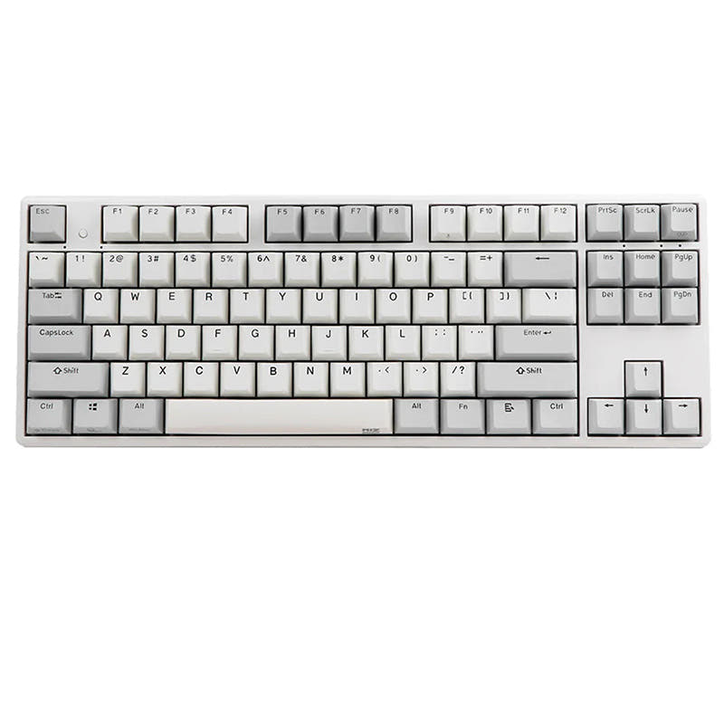 NlZ Plum X87 35g Electro-Capacitive Wired Keyboard for PC Gamers White / Electro-capacitive