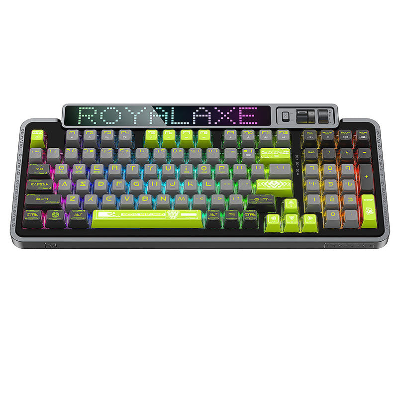 Royalaxe XL98 Mechanical Keyboard with LED Display TTC Titan Heart Linear