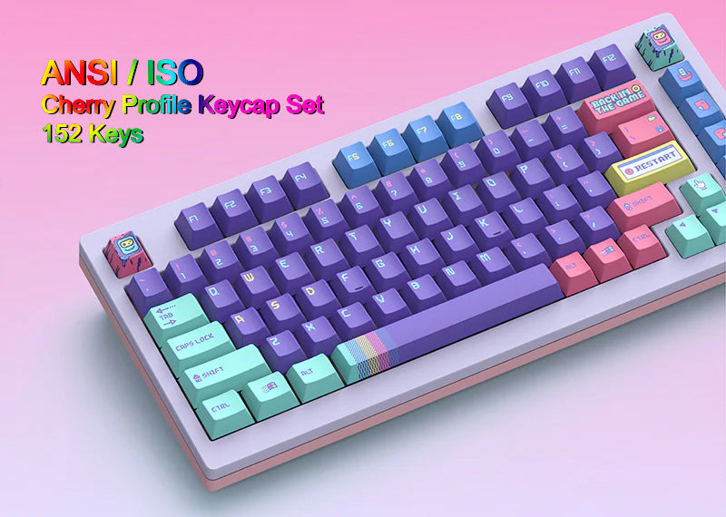 ansi iso layout keycap sets