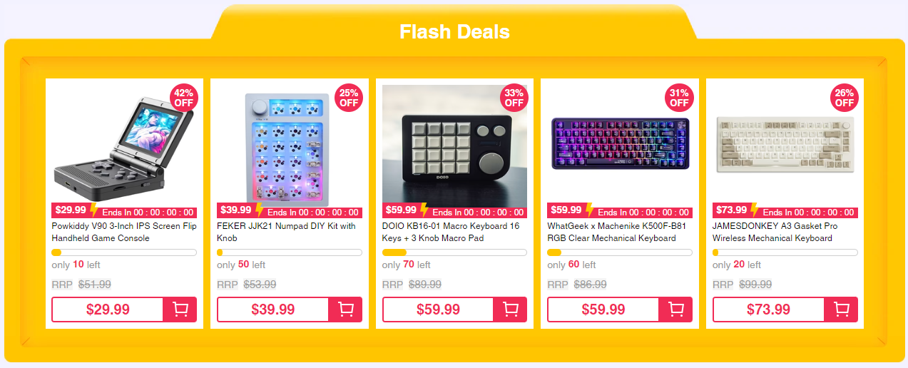 flash sale - whatgeek