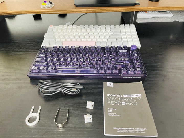 machenike k500f b81 keyboard package include