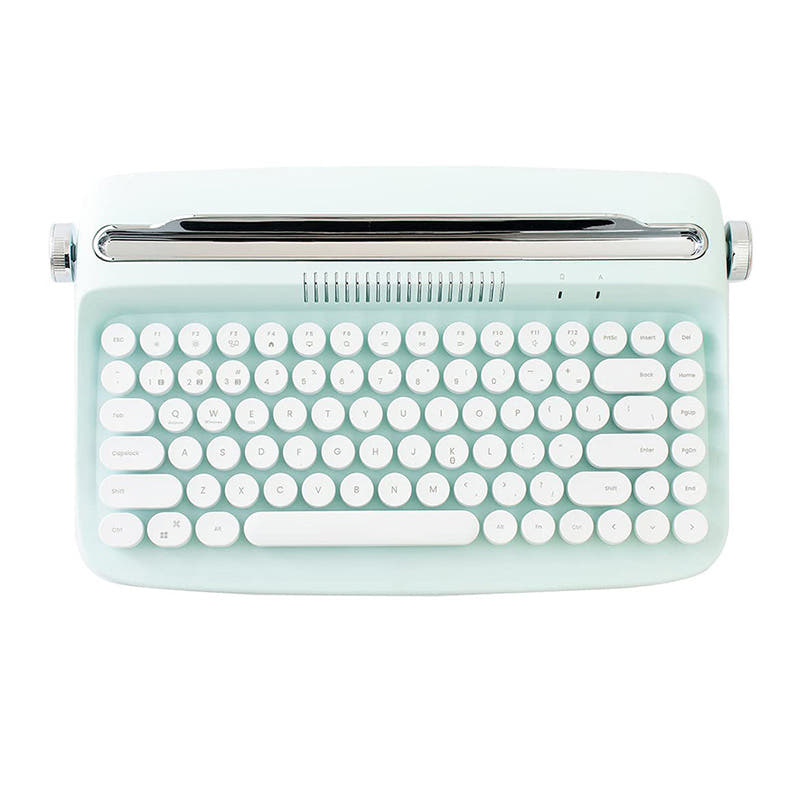 ACGAM ACTTO B303 Typewriter Retro Bluetooth Membrane Keyboard Sweet Mint