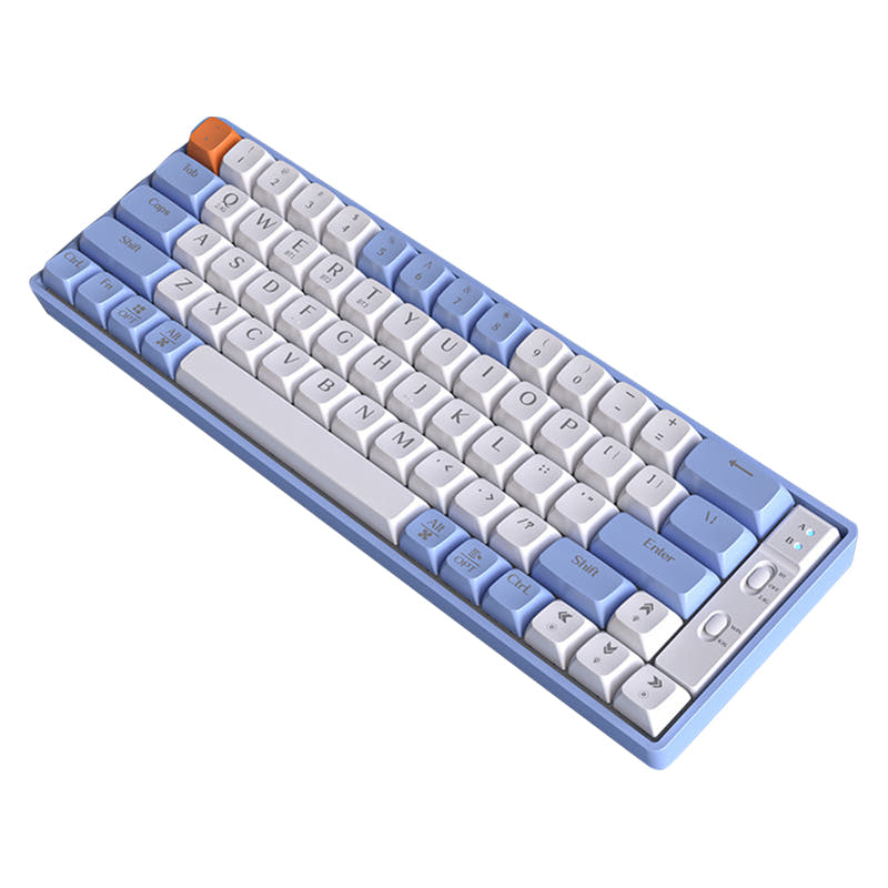 ACGAM GK65 Rainbow Backlight Mechanical Keyboard Blue