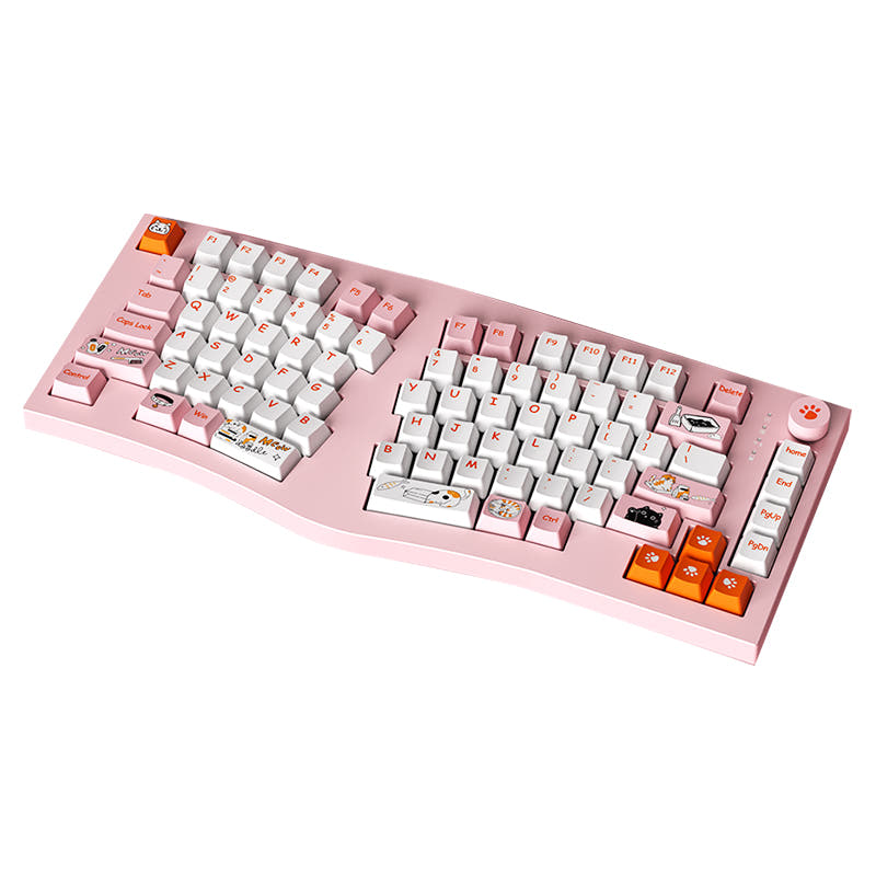 FEKER Alice75 Aluminum Mechanical Keyboard Pink