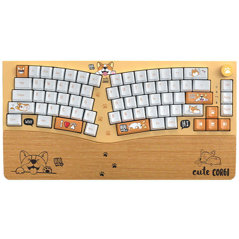 FEKER Alice 80 Corgi Keyboard with wrist rest