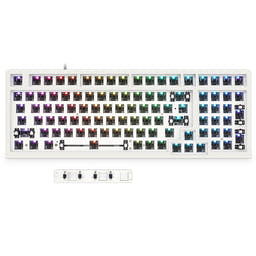 SKYLOONG GK980 1800 Compact 3-Mode RGB DIY Kit as variant: White