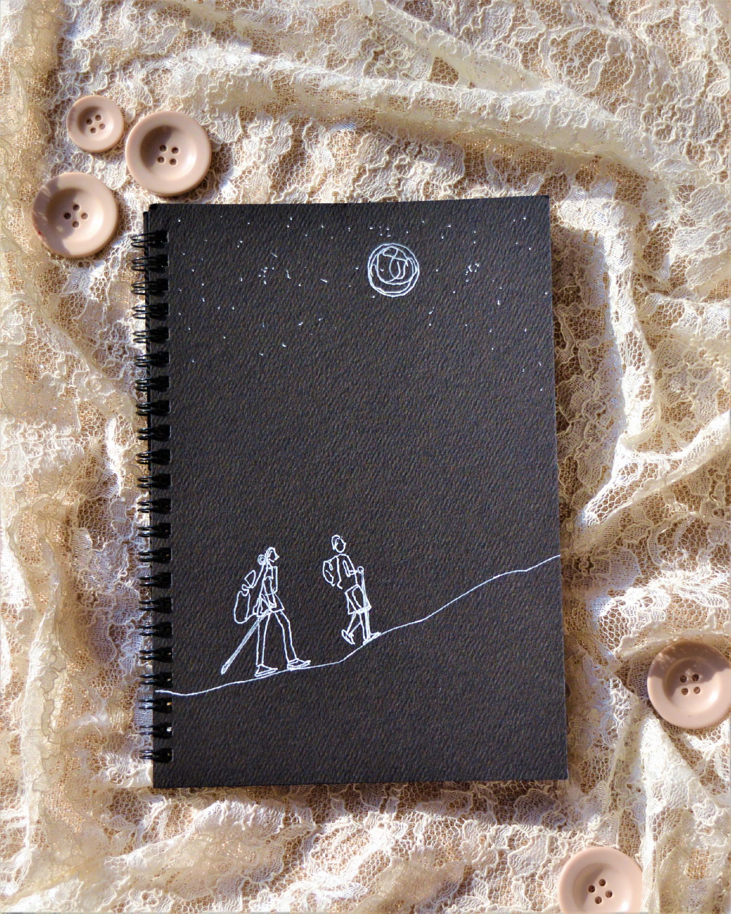 Black Paper Notebook